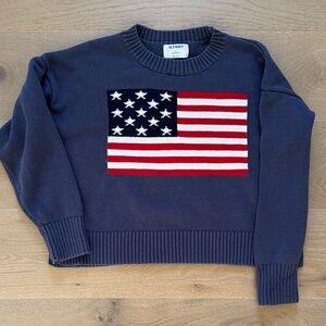 Old Navy Sweater with American Flag. **runs small
